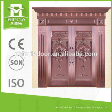 porta de bronze cobre antigo (alta qualidade, luxo, preço razoável)